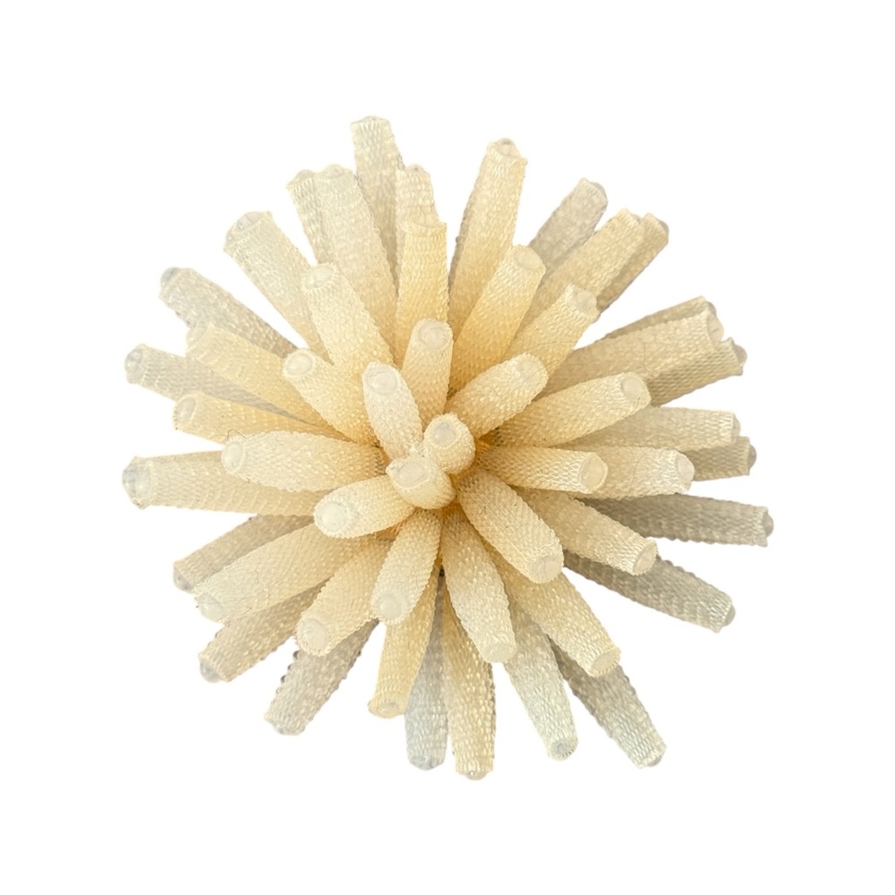 Tzuri Gueta Corail Brooch Israeli Designer Off White Pearl Sea Urchin Style Pin